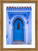 Framed Morocco, Chefchaouen A Traditional Door