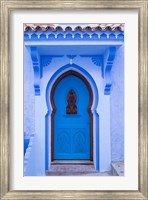 Framed Morocco, Chefchaouen A Traditional Door