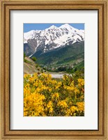 Framed Wonderful Mountain Scenery Of Svanetia, Georgia