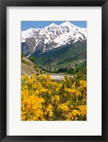 Framed Wonderful Mountain Scenery Of Svanetia, Georgia