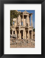 Framed Turkey, Izmir, Kusadasi, Ephesus The Library Of Ephesus