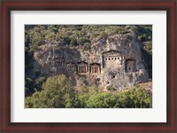 Framed Turkey, Dalyan, Mugla Province The Six Lycian Rock-Cut Tombs