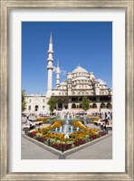 Framed Turkey, Istanbul The Exterior Of Yeni Cami Mosque