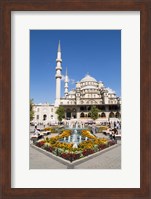 Framed Turkey, Istanbul The Exterior Of Yeni Cami Mosque