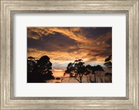 Framed Australia, Tasmania, Freycinet, Sunrise