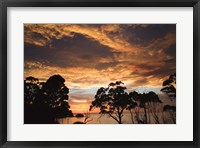 Framed Australia, Tasmania, Freycinet, Sunrise