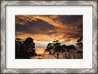 Framed Australia, Tasmania, Freycinet, Sunrise