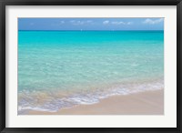 Framed Bahamas, Little Exuma Island Ocean Surf And Beach