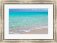 Framed Bahamas, Little Exuma Island Ocean Surf And Beach