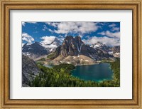 Framed Mount Assiniboine Provincial Park, British Columbia, Canada