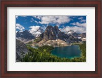 Framed Mount Assiniboine Provincial Park, British Columbia, Canada