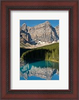 Framed Morning, Moraine Lake, Reflection, Canadian Rockies, Alberta, Canada