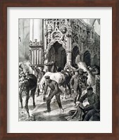 Framed WORLD WAR I (1914-1918) The Occupation Of Aerschot By The Germans
