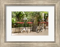 Framed Southern France, St Remy Sidewalk Cafes