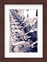 Framed Velib Bicycles For Rent, Paris, France
