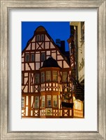 Framed Germany, Hesse, Limburg An Der Lahn, Half-Timbered Building, Dawn