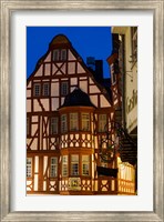 Framed Germany, Hesse, Limburg An Der Lahn, Half-Timbered Building, Dawn