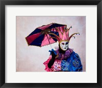 Framed Elaborate Costume For Carnival, Venice, Italy