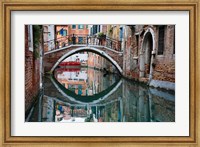 Framed Italy, Venice, Canal