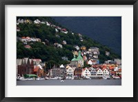 Framed Norway, Bergen Bergen Harbour