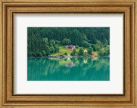 Framed Wooden Farmhouses Architecture Olden Norway