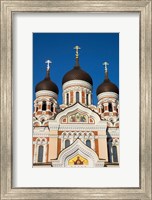 Framed Estonia, Tallinn View Of Alexander Nevsky Cathedral