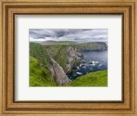 Framed Hermaness National Nature Reserve On Unst Island Shetland Islands