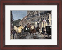 Framed Attack On Isabella II (1830-1904) And King Francis Of Spain (1822-1902) Madrid