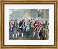 Framed Benjamin Franklin (1706-1790)