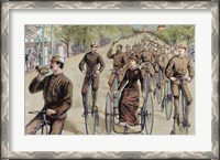 Framed American League Cycles In Pennsylvania Avenue Mid May 1884 Washington