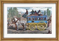 Framed Horse-Drawn Omnibus