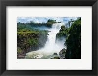Framed Largest Waterfalls, Foz De Iguazu, Argentina