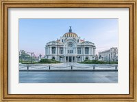 Framed Mexico City, Palacio De Bella Artes At Dawn