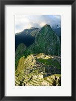 Framed Peru, Machu Picchu, Morning