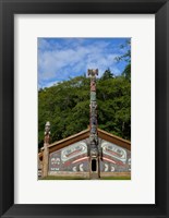 Framed Alaska, Ketchikan, Totem Bight State Historical Park