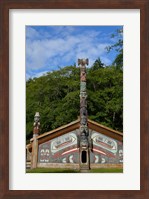 Framed Alaska, Ketchikan, Totem Bight State Historical Park