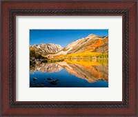 Framed California, Eastern Sierra, Fall Color Reflected In North Lake
