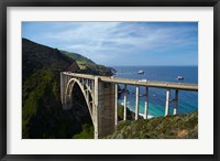 Framed Bixby Creek Bridge, California