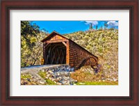 Framed Bridgeport Covered Bridge Penn Valley, California