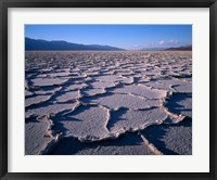 Framed Patternson Floor Of Death Valley National Park, California