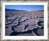 Framed Patternson Floor Of Death Valley National Park, California