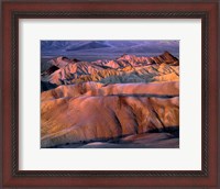 Framed Eroded Mudstone, Death Valley Np, California