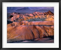 Framed Eroded Mudstone, Death Valley Np, California