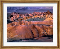 Framed Eroded Mudstone, Death Valley Np, California