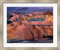 Framed Eroded Mudstone, Death Valley Np, California