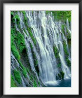 Framed Burney Falls, California