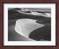 Framed Californian Valley Dunes (BW)