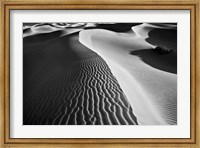 Framed Valley Dunes Landscape, California (BW)