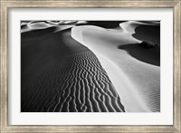 Framed Valley Dunes Landscape, California (BW)