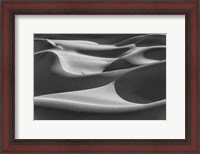 Framed Desert Dunes, California (BW)